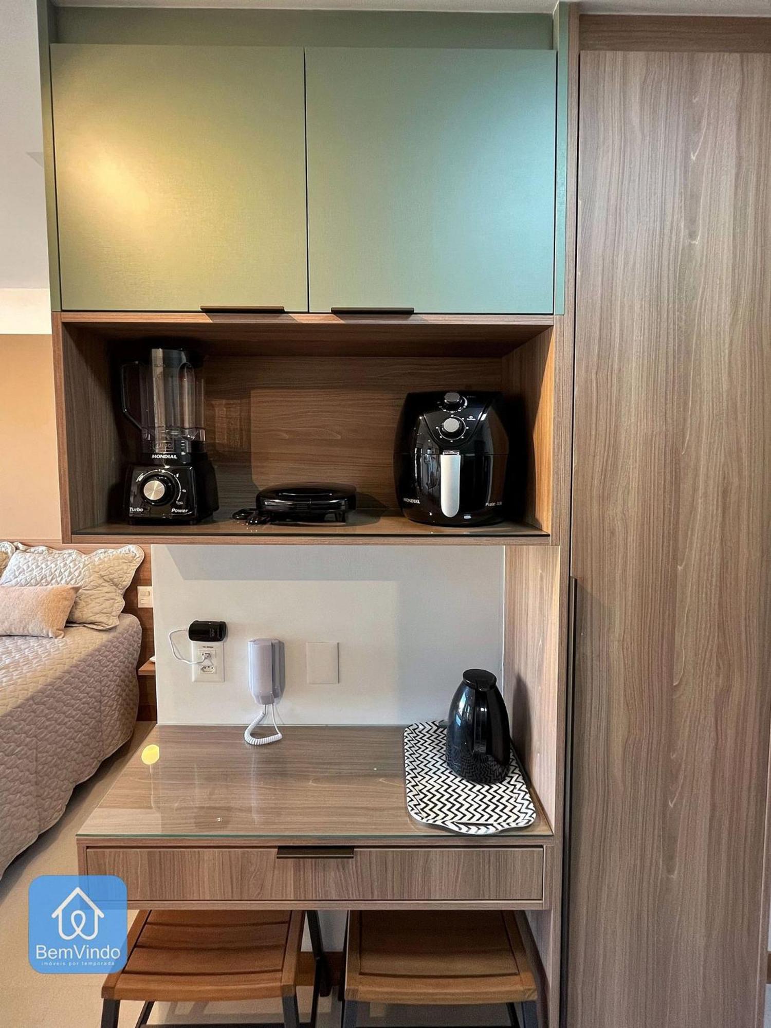 Estudio De Luxo Completo No Zn Barra Apartment