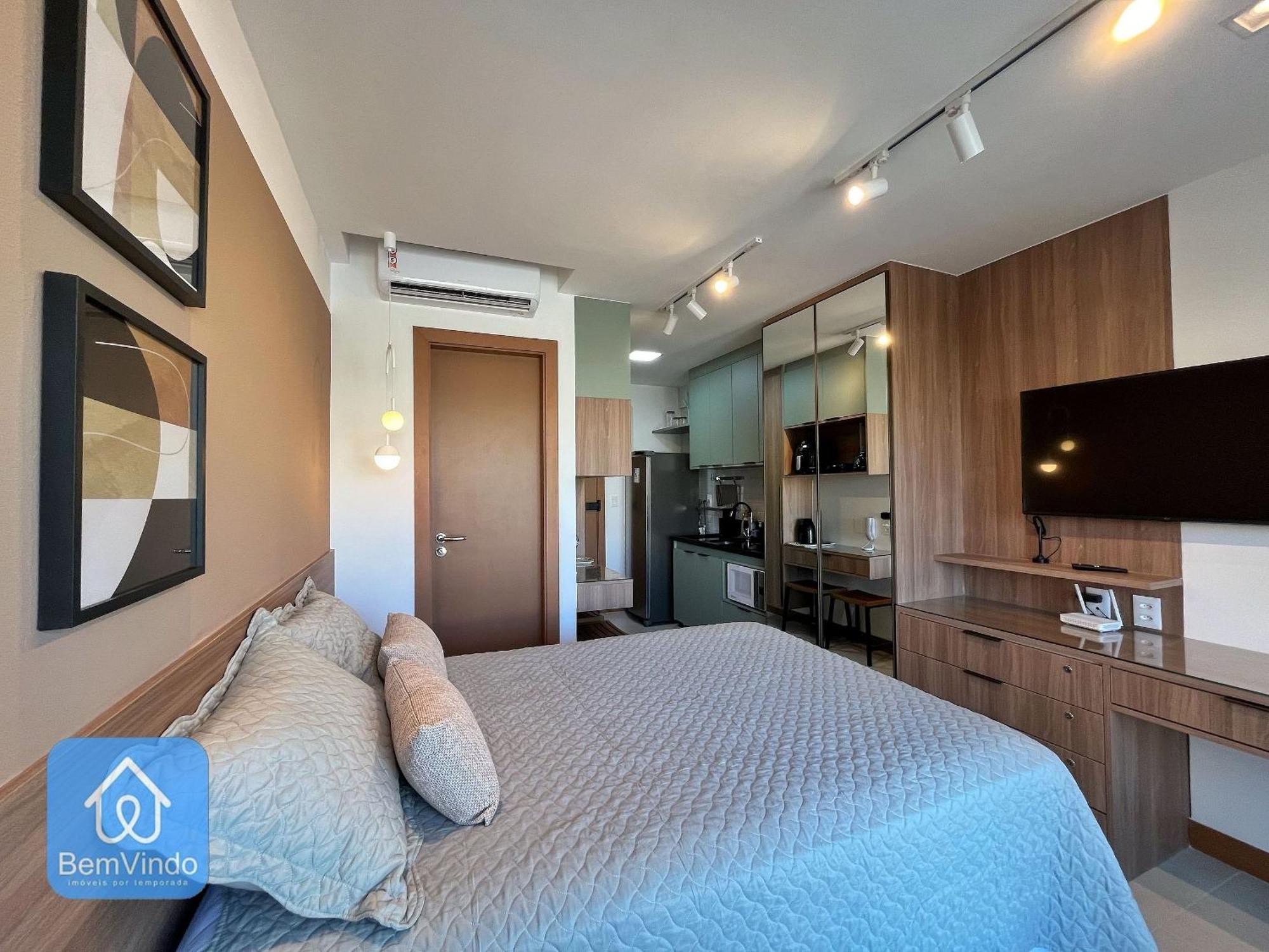 Apartamento Estudio De Luxo Completo No Zn Barra Salvador