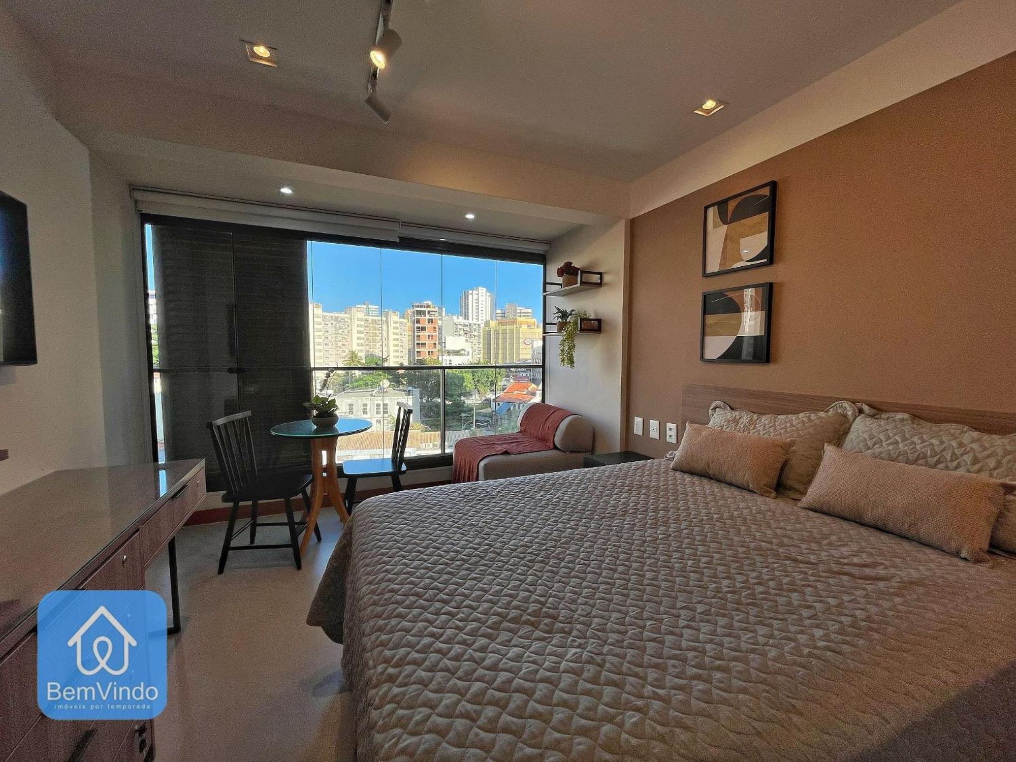 Estudio De Luxo Completo No Zn Barra Apartamento Salvador